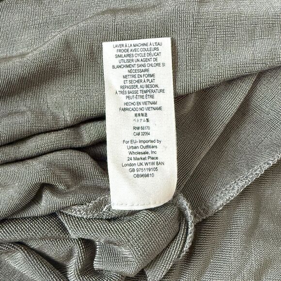 Free People Skirt Womens Small Olive Wrap Maxi Asymmetrical High Low OB969810 - Picture 10 of 10